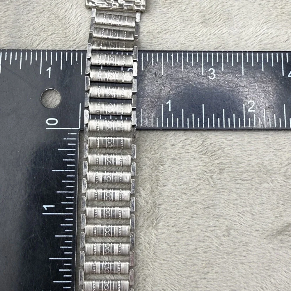 Vintage Goldette Bracelet‎ Silver Tone